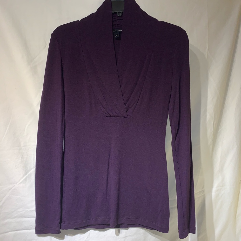 Banana Republic splice neckline light jersey too